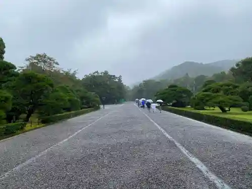 伊勢神宮内宮（皇大神宮）の庭園