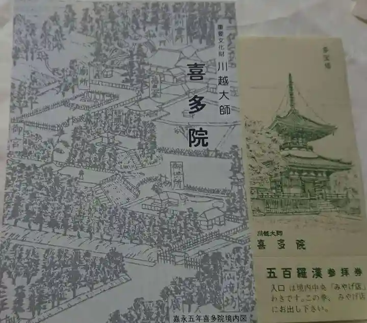 喜多院の授与品その他