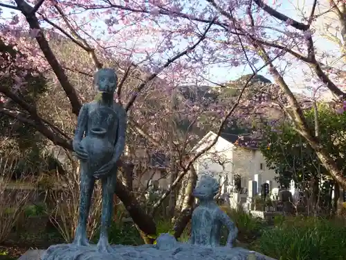 かっぱの寺 栖足寺の狛犬