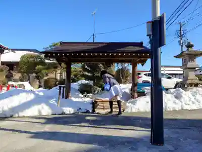 大鏑神社の手水舎