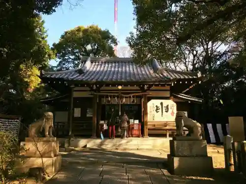 安居神社の本殿・本堂