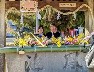 三津厳島神社の手水舎