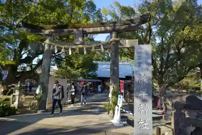 諫早神社(九州総守護 四面宮)の鳥居