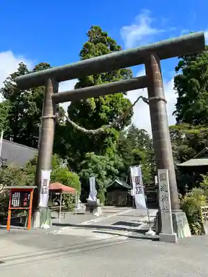 國魂神社の鳥居