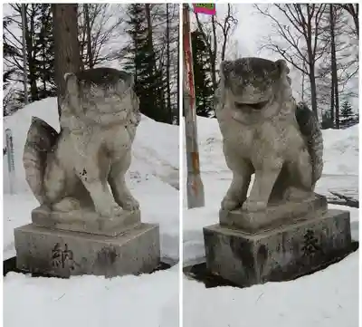 美深神社の狛犬