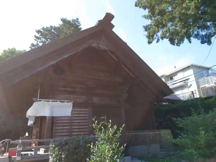 本村神明社の本殿・本堂