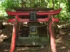 関口不動尊奥宮の鳥居