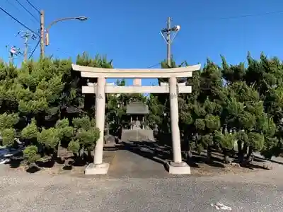綿津見神社の鳥居