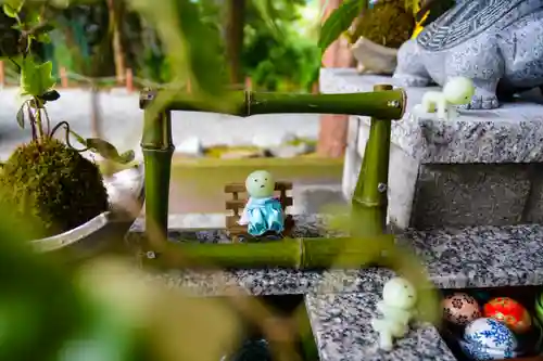 尻岸内八幡神社の手水