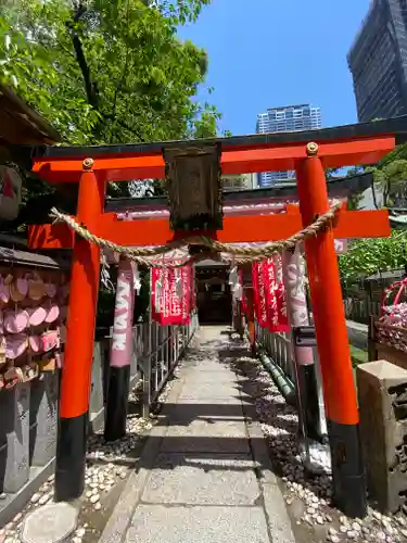 露天神社（お初天神）の鳥居