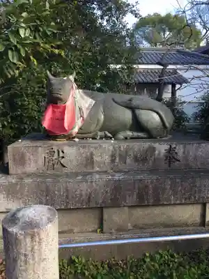 北野天満宮の狛犬