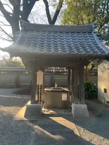 日吉浅間神社の手水