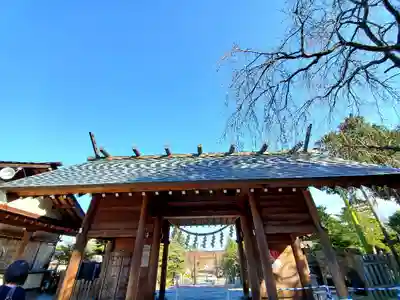 開成山大神宮の山門・神門
