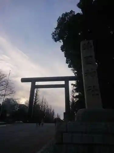 靖國神社の鳥居