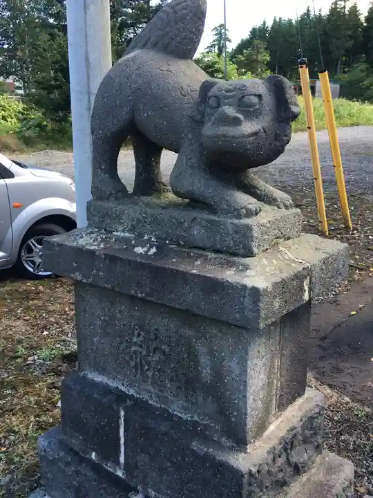 京極八幡神社の狛犬