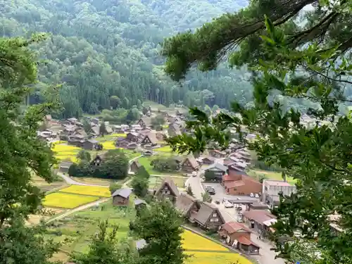 旧平瀬温泉神社の景色