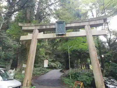 武蔵御嶽神社の鳥居