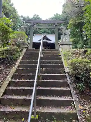 堀口天満天神社の鳥居