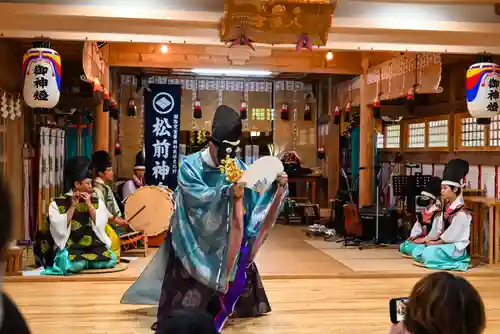 尻岸内八幡神社の神楽