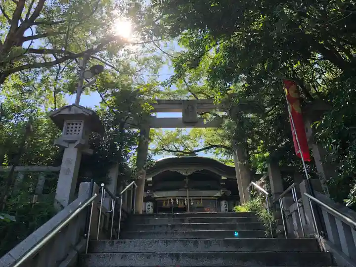 真田山 三光神社の鳥居
