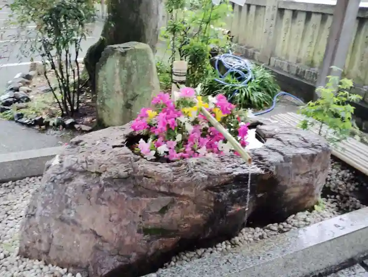 阿智神社の手水舎