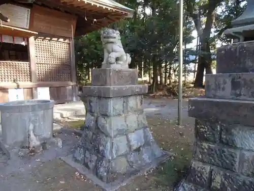 薩都神社の狛犬