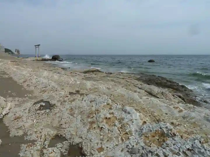 つぶてヶ浦鳥居(伊勢神宮遥拝所)の景色
