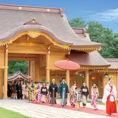 新潟縣護國神社の結婚式