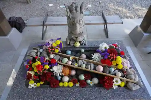 滑川神社 - 仕事と子どもの守り神の手水