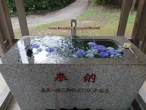 長沼八幡宮の手水舎