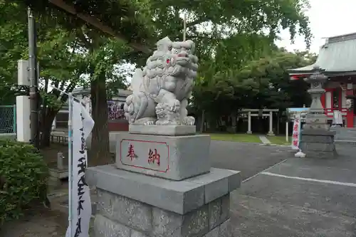 当代島稲荷神社の狛犬