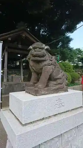 金ヶ作熊野神社の狛犬