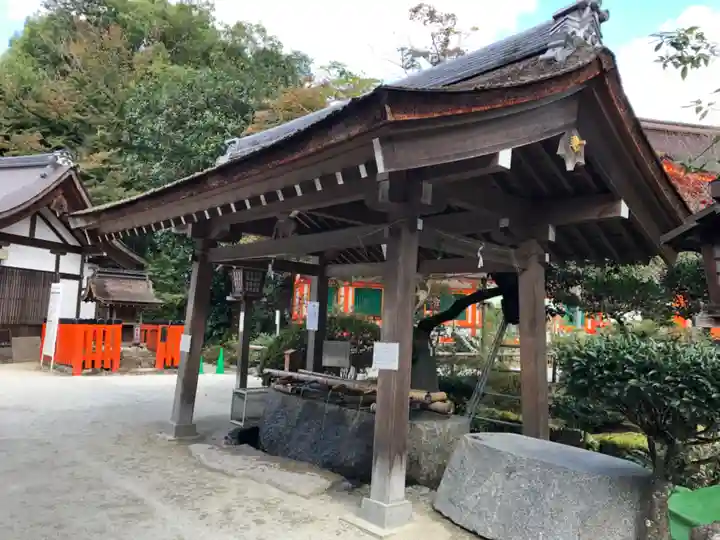 賀茂別雷神社(上賀茂神社)の手水舎