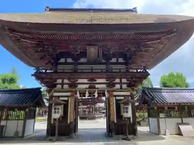 沙沙貴神社の山門・神門