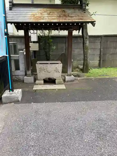 練馬大鳥神社の手水舎