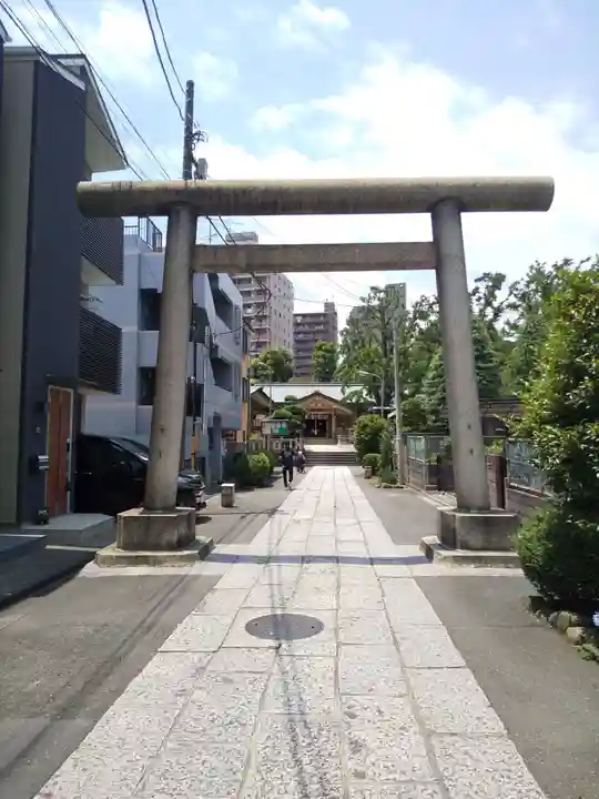 天祖諏訪神社の鳥居