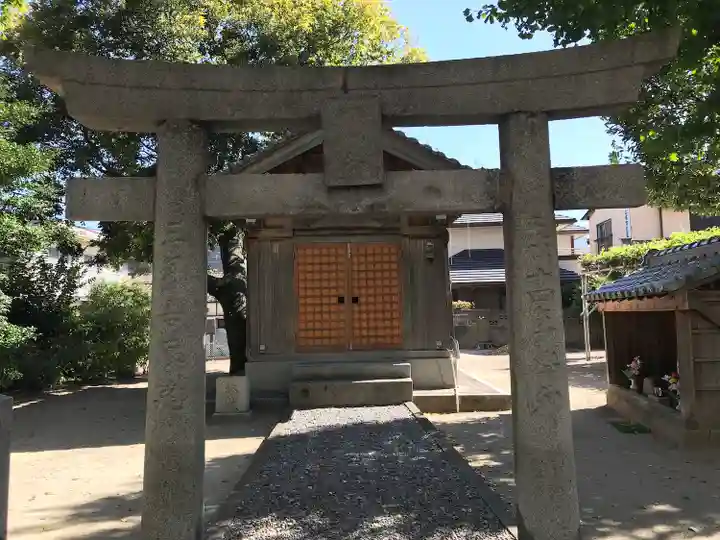 米山弁財天(筥崎宮境外末社)の鳥居