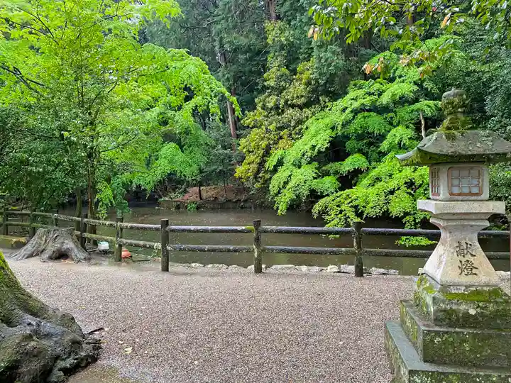 石上神宮の庭園