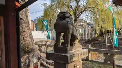 浅澤社（住吉大社境外末社）の狛犬