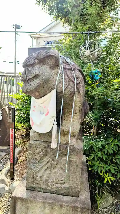 菊田神社の狛犬