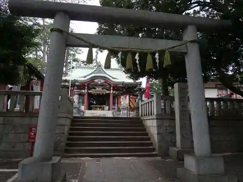 瀬田玉川神社の鳥居