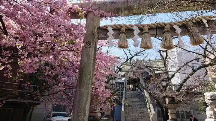 元三島神社の鳥居