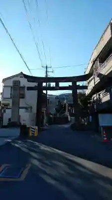 白山神社の鳥居