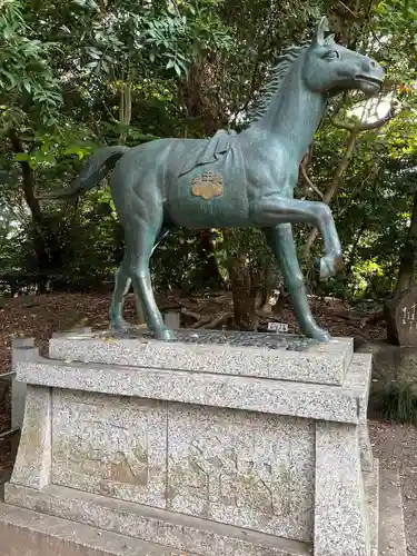 八百富神社の狛犬