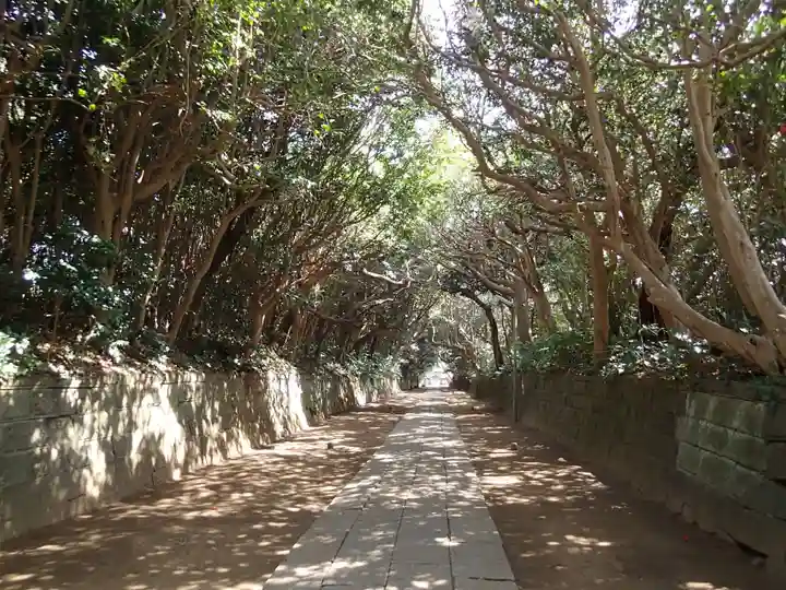 酒列磯前神社の自然