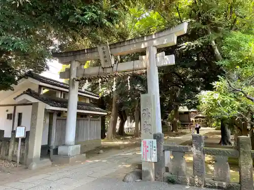 諏方神社の鳥居