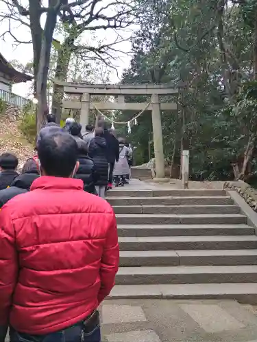 阿智神社の鳥居