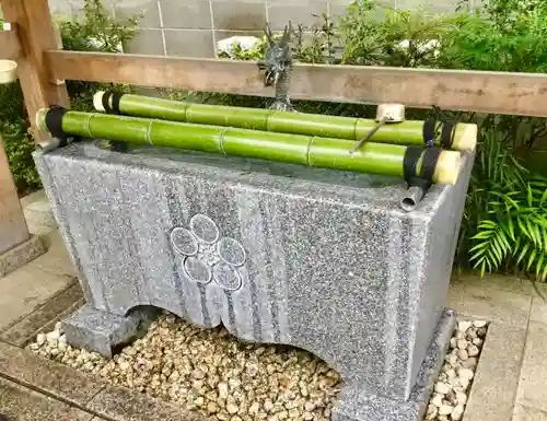 成子天神社の手水舎
