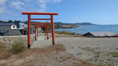稲荷神社の庭園