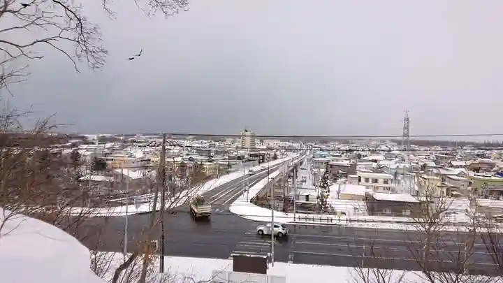 星置神社の景色